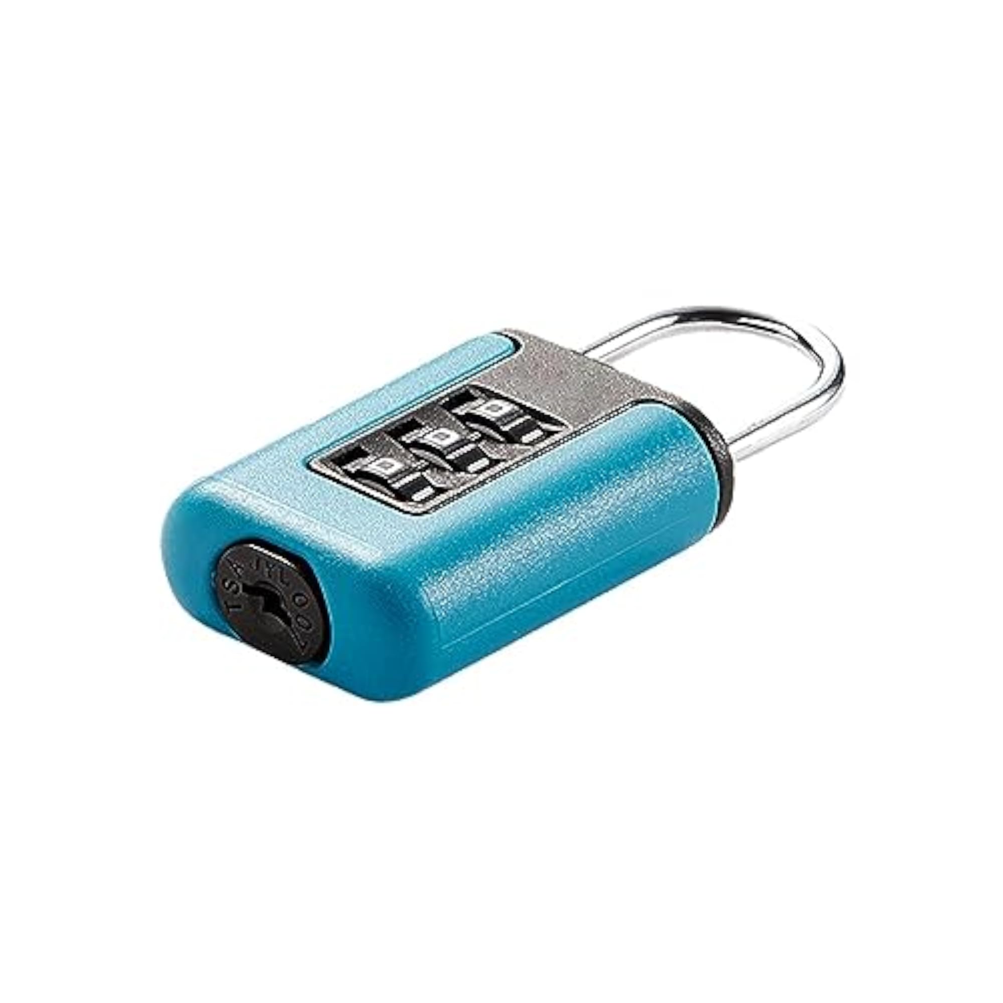 Portable 3 Digit Combination Lock, Lake Blue